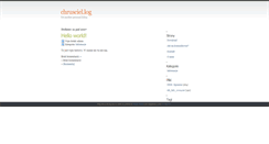 Desktop Screenshot of chrusciel.net